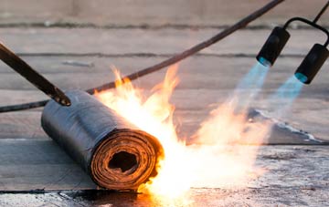 Low Angerton asphalt flat roofing repairs